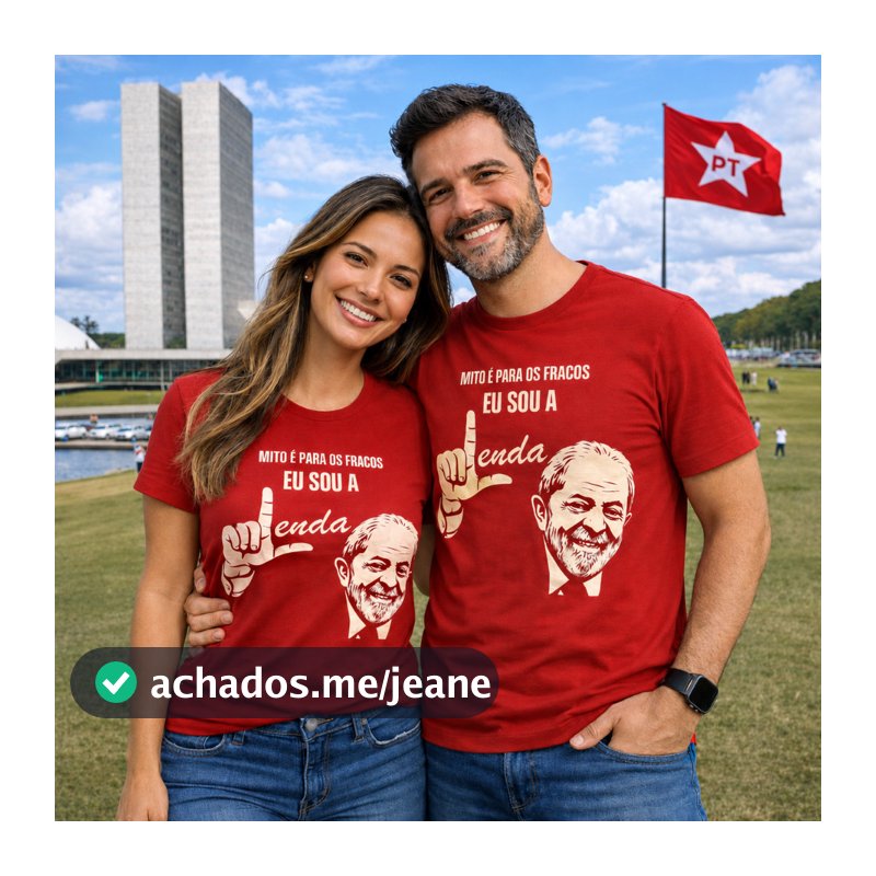 Camiseta Unissex 100% Algodão Mito É Para Os Fracos Eu Sou A Lenda Lula Envio Imediato