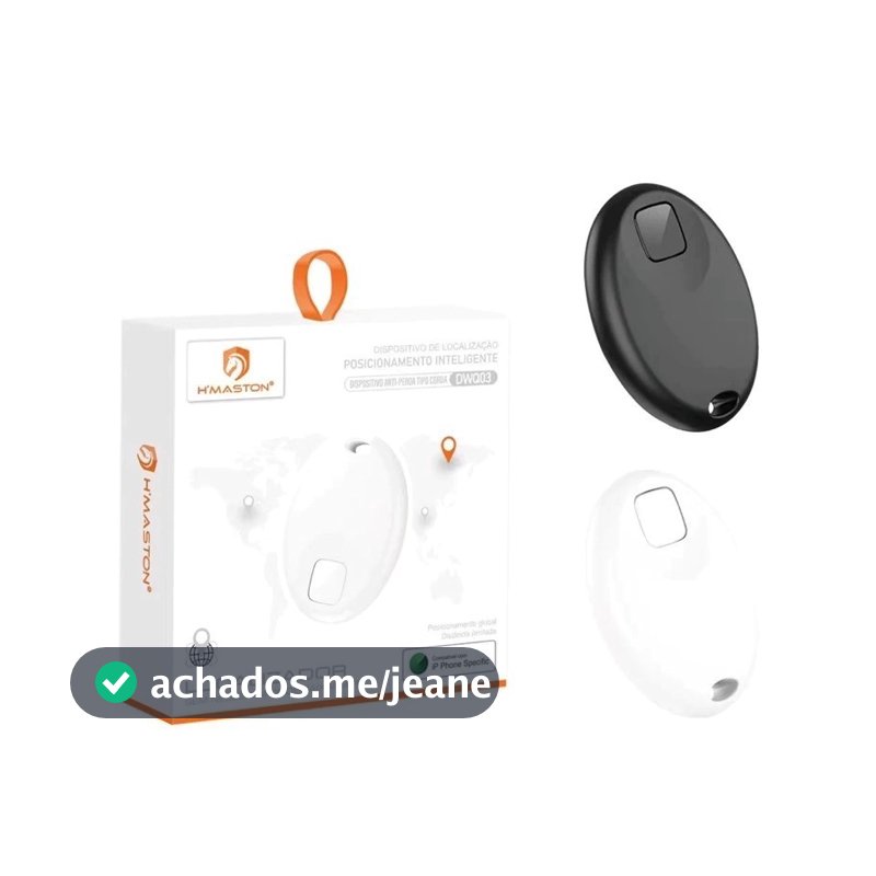 Mini Rastreador Localizador Smart Tag H'Maston DWQ03 Anti-Perda Compatível Com iOS Apple Buscar