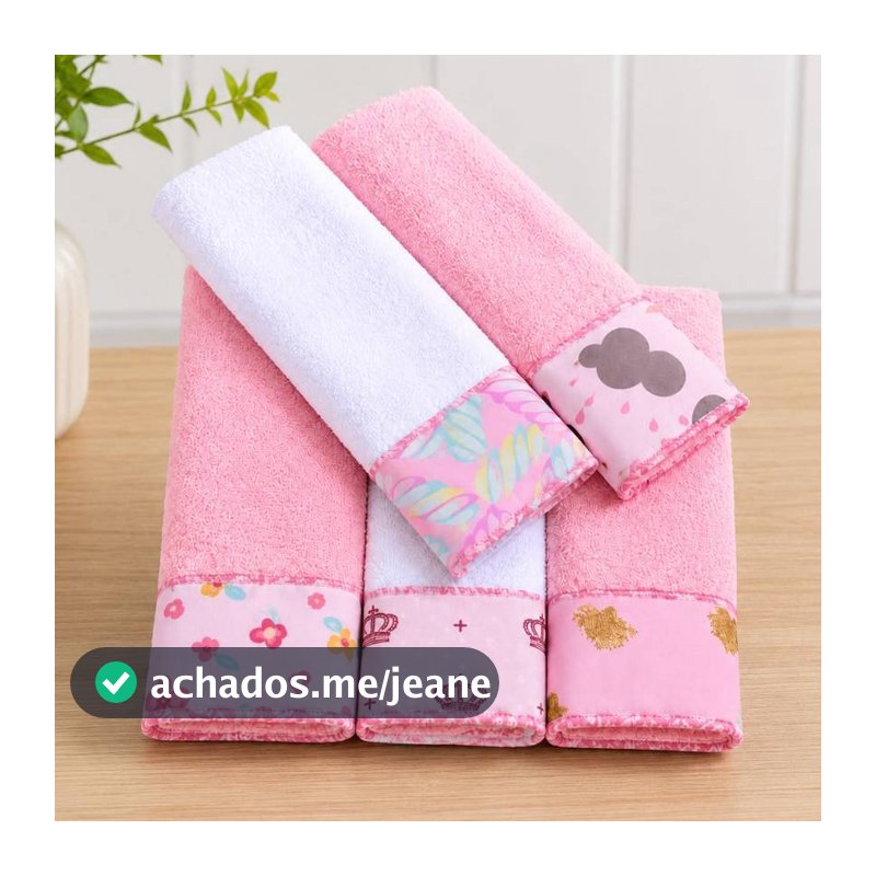 Kit 5 Toalhinhas de Boca e Ombro Tecido Felpudo Kit Maternidade Envio Imediato