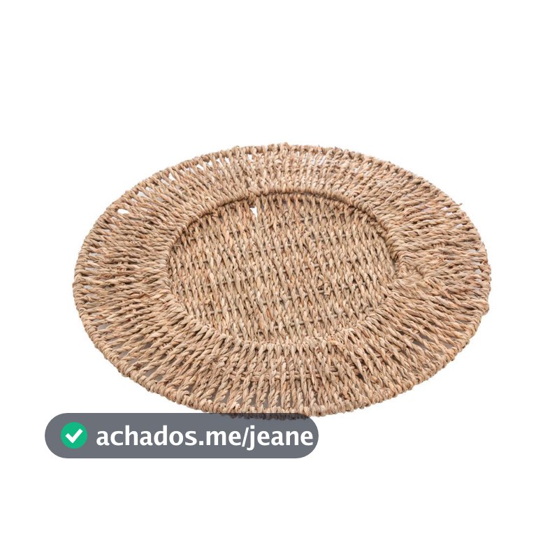 Sousplat Wolff de Sisal 32cm