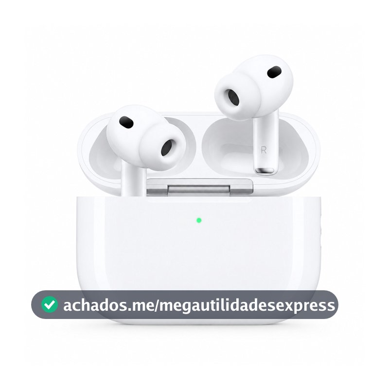 Apple AirPods Pro 3 com Cancelamento Ativo de Ruído, Tradução ao Vivo e Sensor Cardíaco