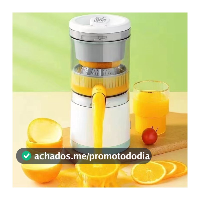 Espremedor Elétrico Laranja Limão Frutas Fazer Sucos Recarregável usb
