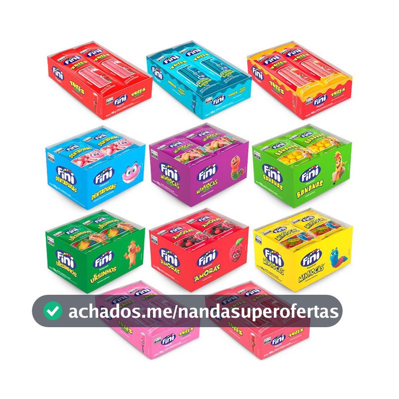 Kit Quero todos 132 pacotes de 15g cada - FINI