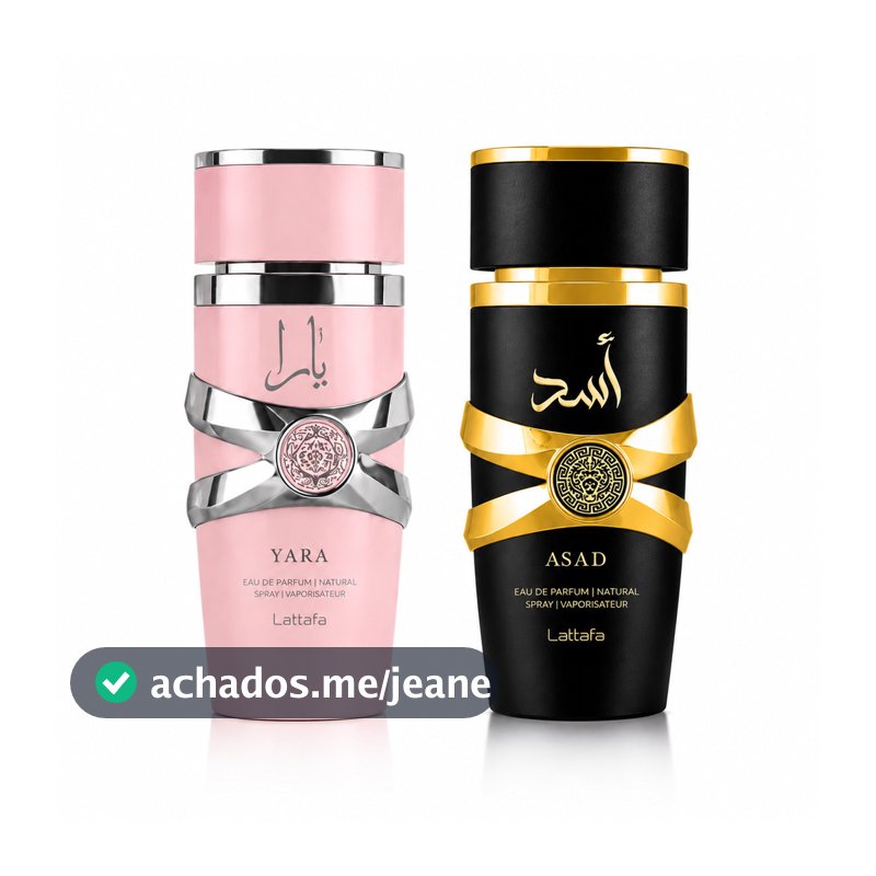 Kit Fragrancias Yara e Asad Eau de Parfum Lattafa