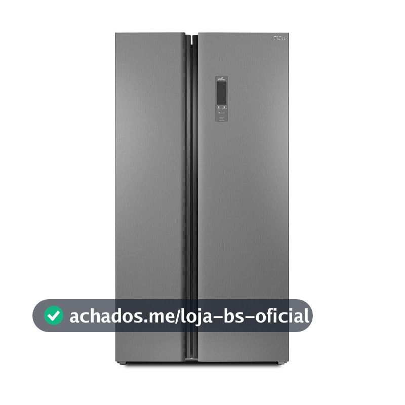 Geladeira 437L Philco Inverter Side by Side Inox PRF535I