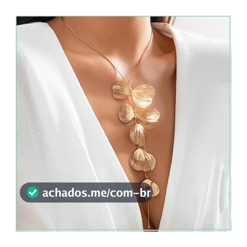 Gargantilha , Colar Tassel De Tendência De Temperamento De Puxar Simplicidade De Moda Retro
