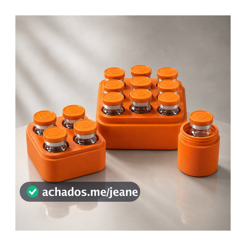 Caixinha Porta Ampola Case Organizadora de Frascos Peptíde 3ml e 5ml Tirze Porta Ampola Vacina Biomed