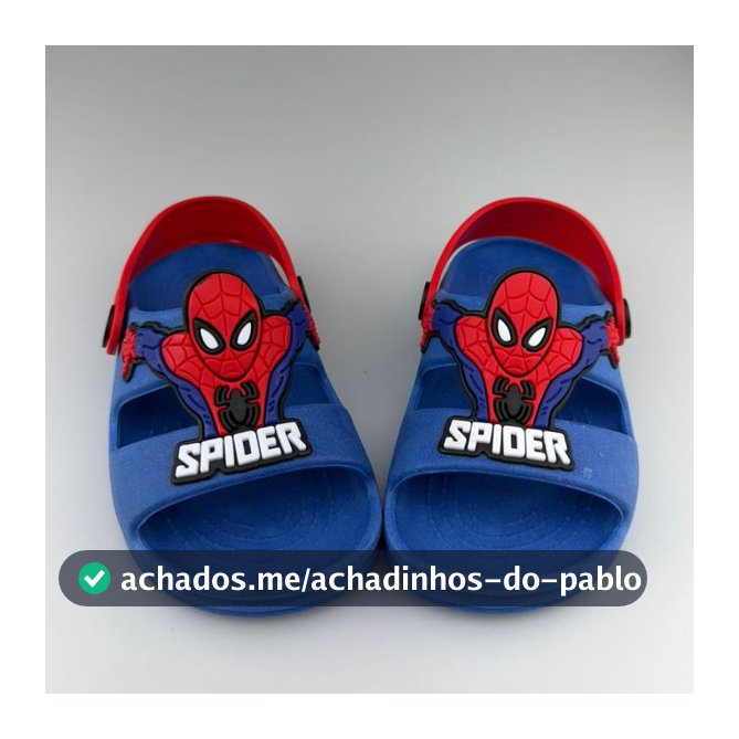 Sandalia de menino infantil aranha spyder