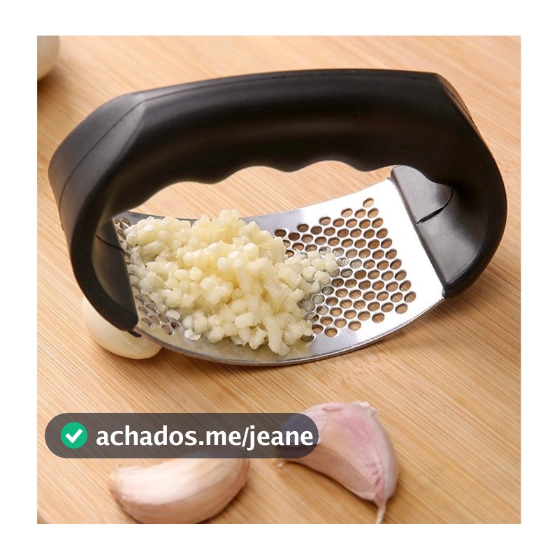 Espremedor De Alho Fácil E Prático Amassador Triturador Inox manual