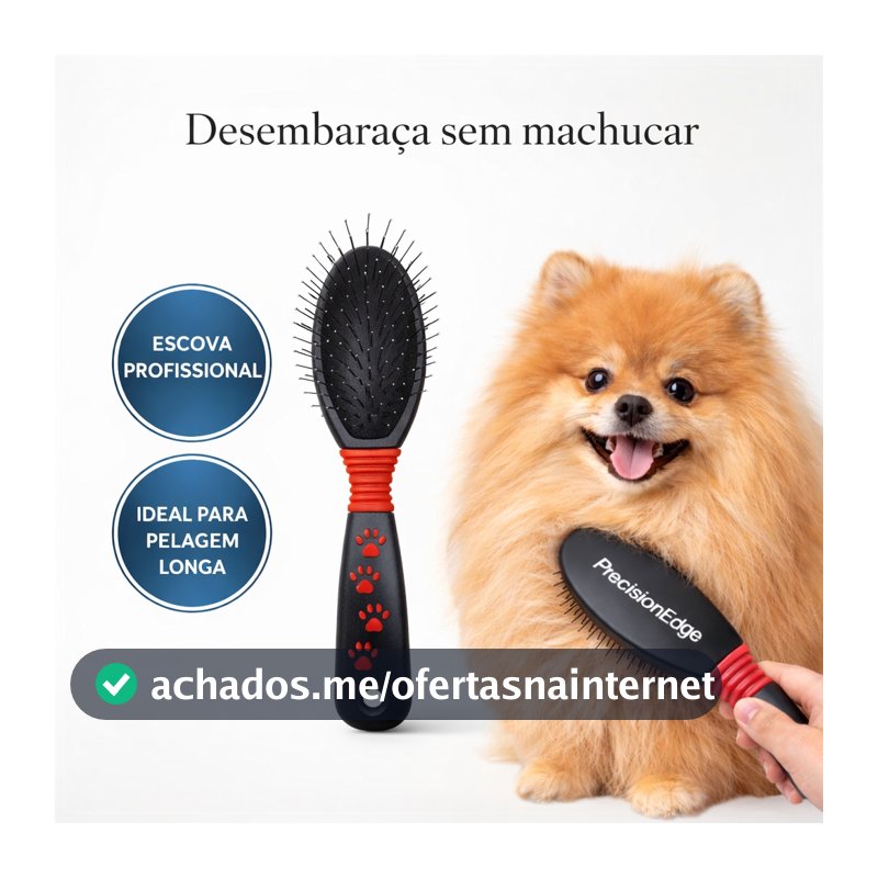 Escova De Pinos Sem Bolinha Precison Edge Ideal Para Lulu Spitz Alemão Chow Chow Samoieda