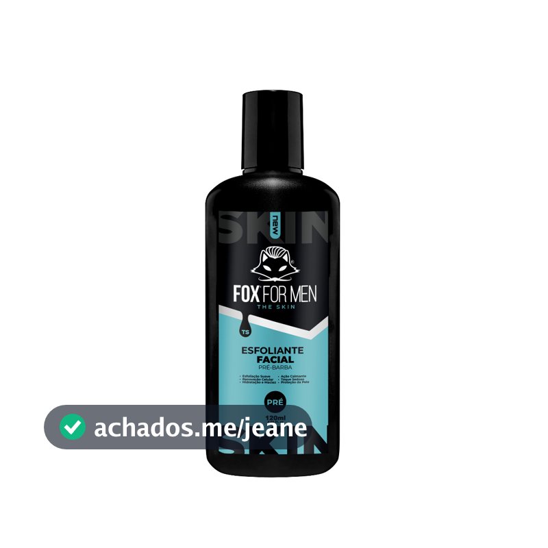 Esfoliante Facial Masculino Remove Células Mortas Na Pele