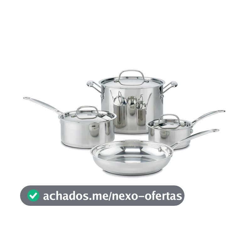 Conjunto de Panelas Chefs Classic 7 Unidades Cuisinart ®
