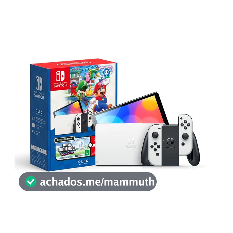 Console Nintendo Switch Oled 64gb Tela 7 Polegadas Outlet