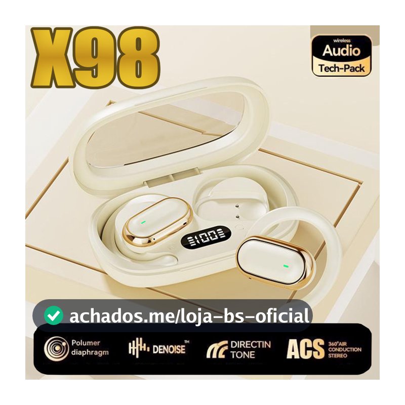 X98 x96 x97 Fones de ouvido sem fio Bluetooth Fones de ouvido esportivos abertos Fones de ouvido para jogos