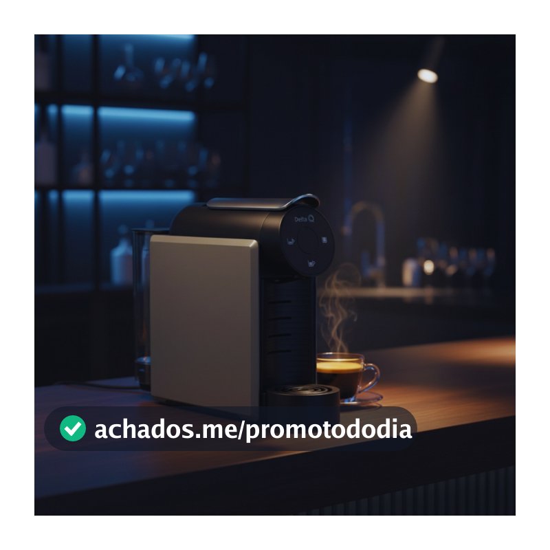 Máquina de Café Expresso Delta Q Mini Qool - Cafeteira Elétrica em Cápsulas Exclusivas Delta Q