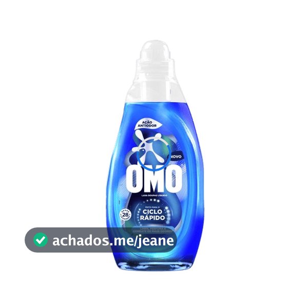 Omo Lava Roupas Líquido Ciclo Rápido Ação Antiodor 1.4L
