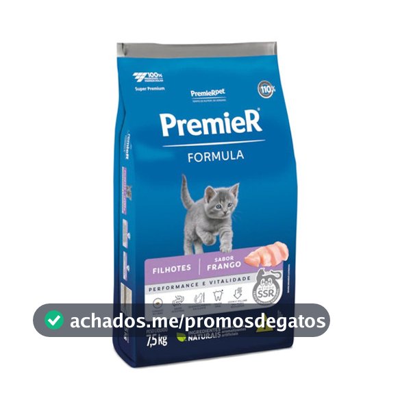 Premier Formula Gatos Filhotes Frango 7,5kg