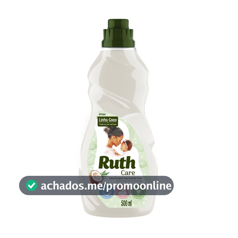 LAVA ROUPAS LIQUIDO COCO RUTH 500ML