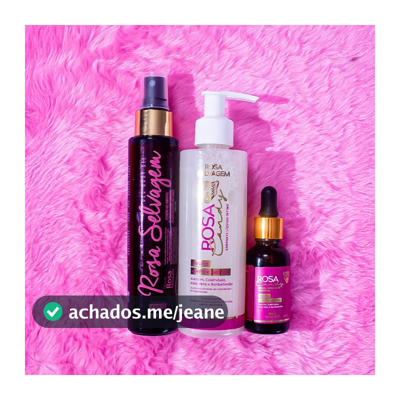 Óleo Rosa Selvagem + Sabonete Íntimo + Serum Íntimo
