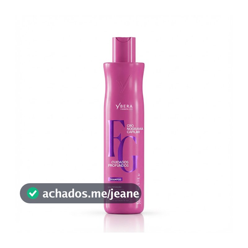 Shampoo Cronograma Capilar Cuidados Profundos - Fashion Gold