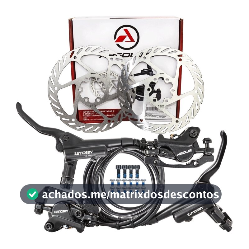 FREIO HIDRÁULICO ABSOLUTE M220 DISCO 160MM COMPLETO