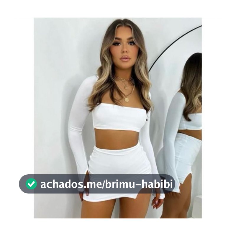 Conjunto Gaby moda gringa manga luva