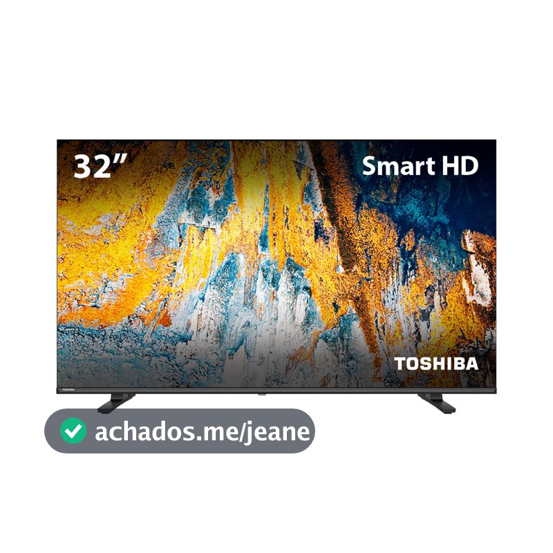 Smart TV DLED 32 HD Toshiba 32V35L VIDAA 2 HDMI 2 USB Wi-fi - TB016M