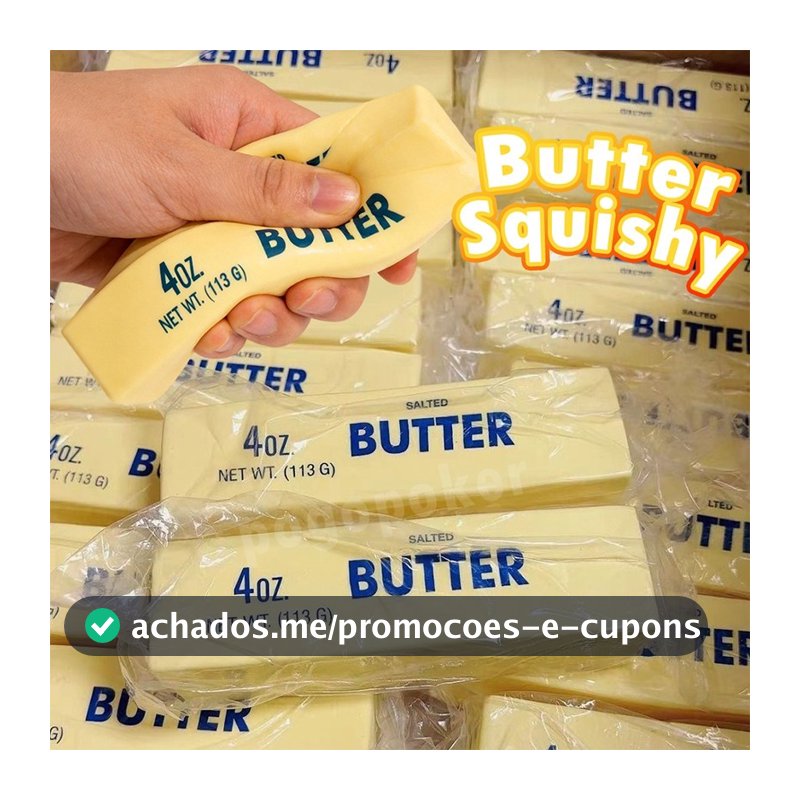 Squishy de Manteiga comida squishy fidget toy anti estresse Recuperação Lenta squish brinquedo