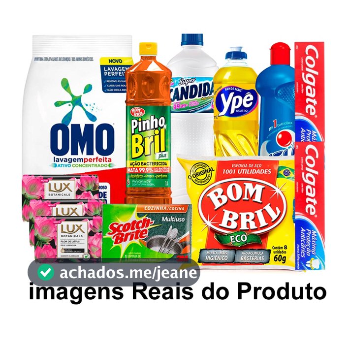 Cesta Basica Higiene E Limpeza 13 Itens Boas Marcas Doação