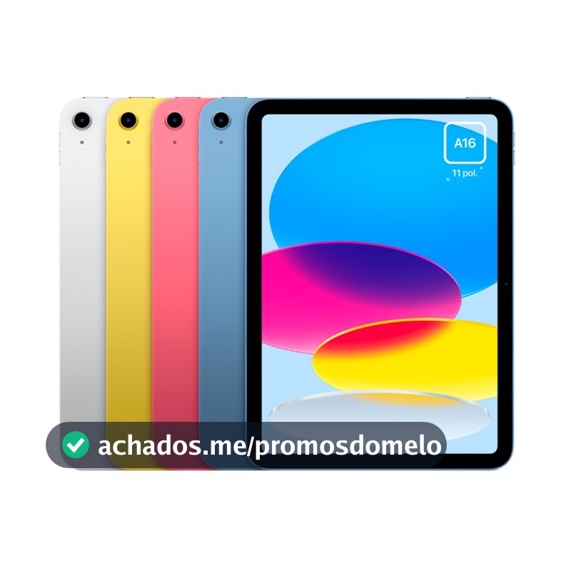 Apple iPad 11 polegadas Chip A16 128GB 256GB Wi-Fi 11ª Geração