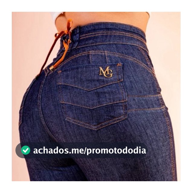 Calça Jeans Modeladora Cintura Mágica Muy Guapa Jeans Cintura Alta com Strech Skiny