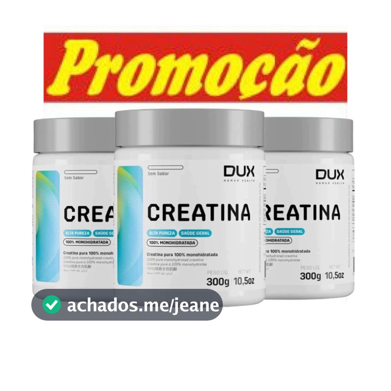 Envio Imediato - Creatina Dux n Monohidratada 300g - 100% ORIGINAL