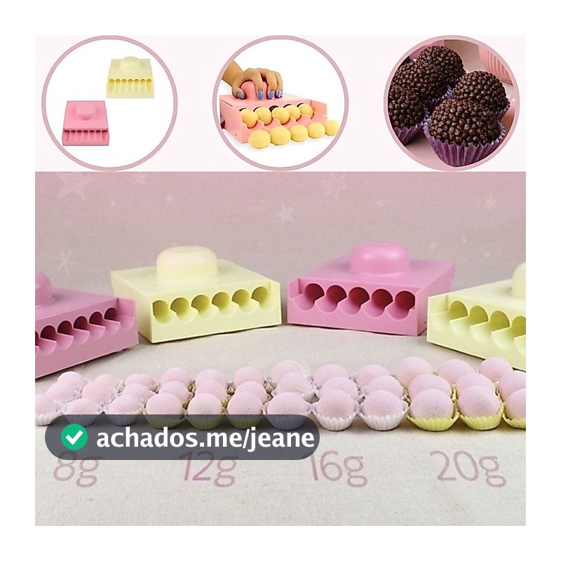 PLACA BOLEADORA ENROLADOR DE DOCES BLUESTAR - COR ROSA BRIGADEIR, BEIJINHO 12G ou 16G OFF (CHOCO)