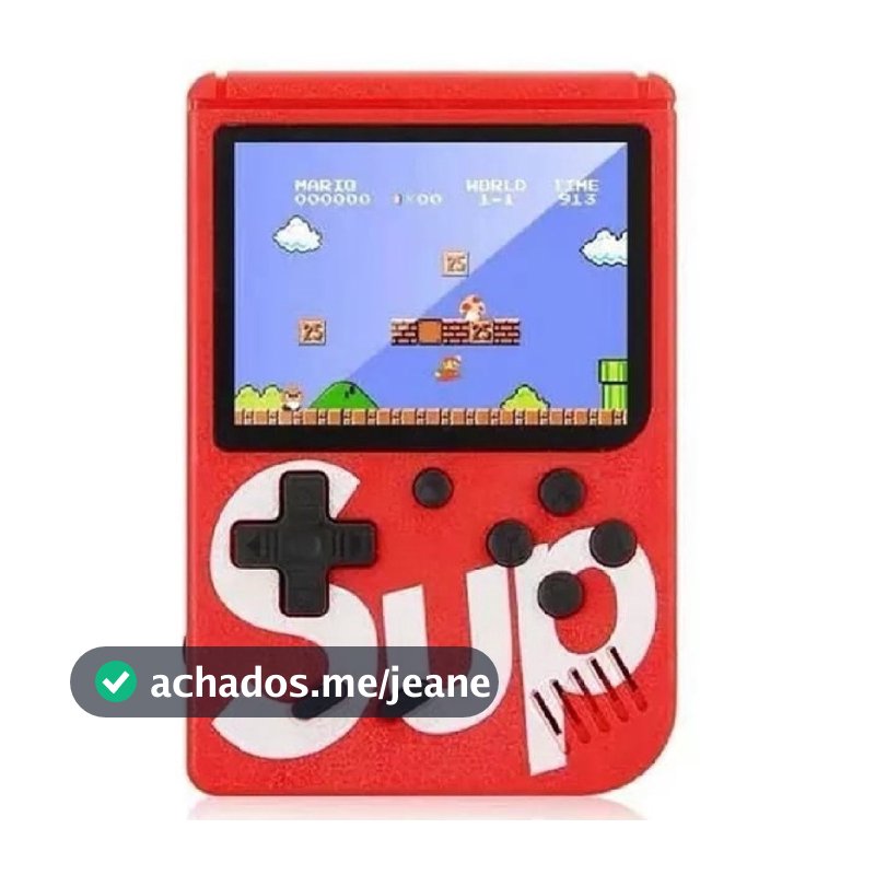 Mini Game Retrô Portatil Nintendo 400 Jogos Antigos Anos 80