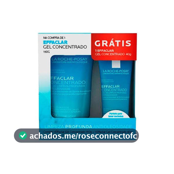 Gel de Limpeza Facial Effaclar Concentrado 150g Grátis Gel de Limpeza Facial 40g