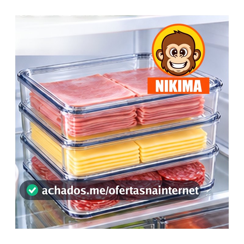 Porta Frios Triplo Triplex 3 Andares 3 Compartimentos