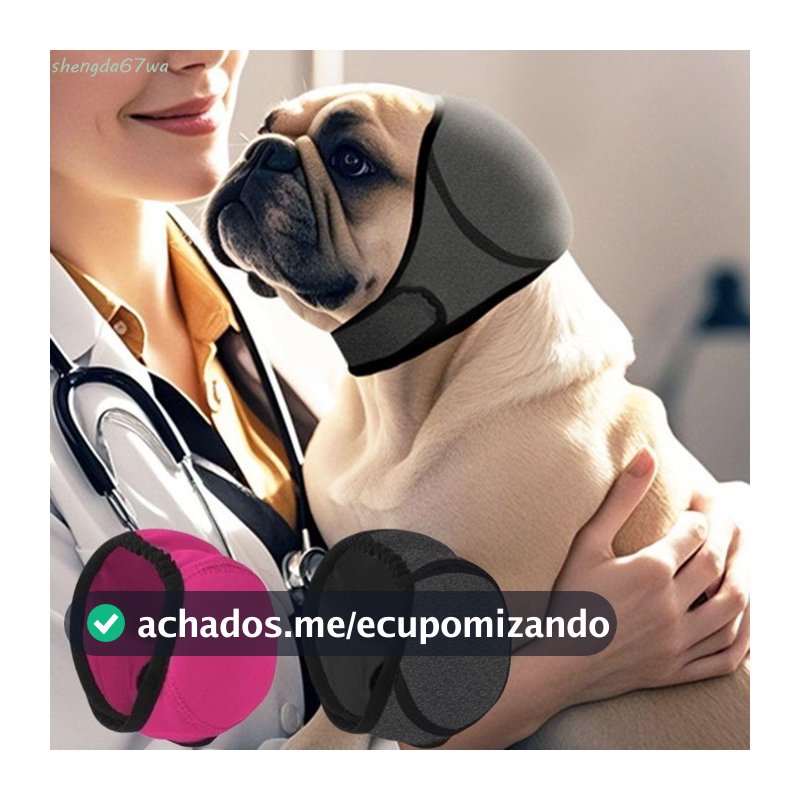 Protetores de ouvido calmantes para cães Sunda, protetores de ouvido à prova d'água e anti-ruído, dispositivo de proteçã