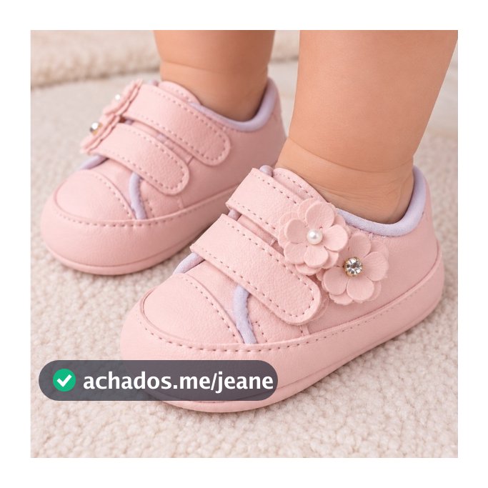 Tenis Recém Nascido Bebê Confortável