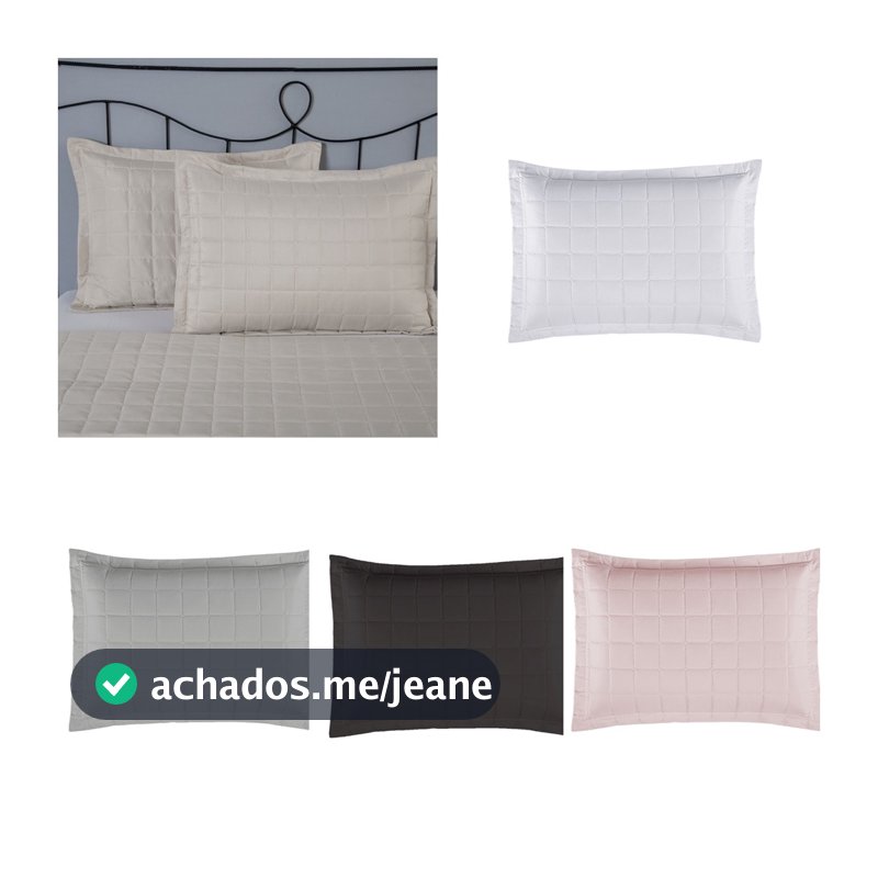 Porta Travesseiro Soft Matelada Costurado 70x50cm com Debrum Unitario Estilo e conforto para sua Cama