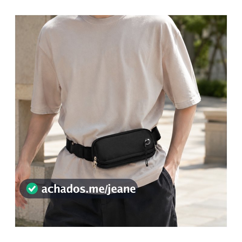 Pochete esportiva à prova d'água para atividades, bolsa de cintura para corrida armazenamento multicamadas