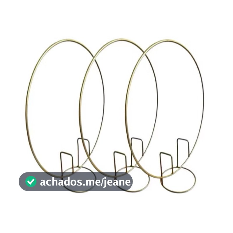 Kit 3 Suporte Mini Arco  de Mesa Para Festa 50 cm