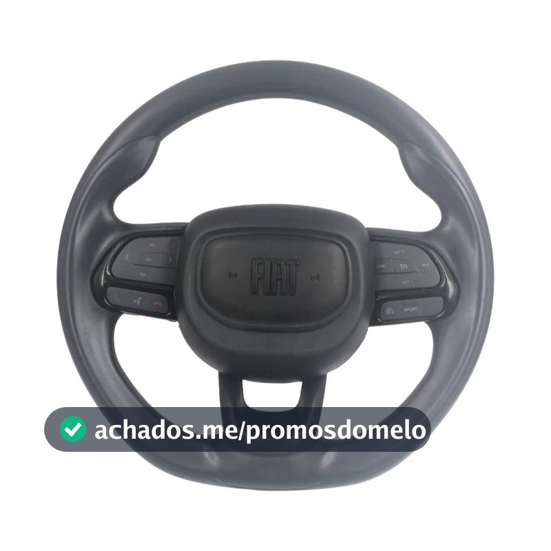 Volante Fiat Fastback P/ Uno Mille Fire Way Sem Comando