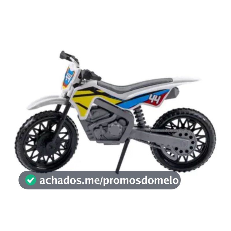Moto Brinquedo Mini Moto Trilha na Solapa BS Toys Cross