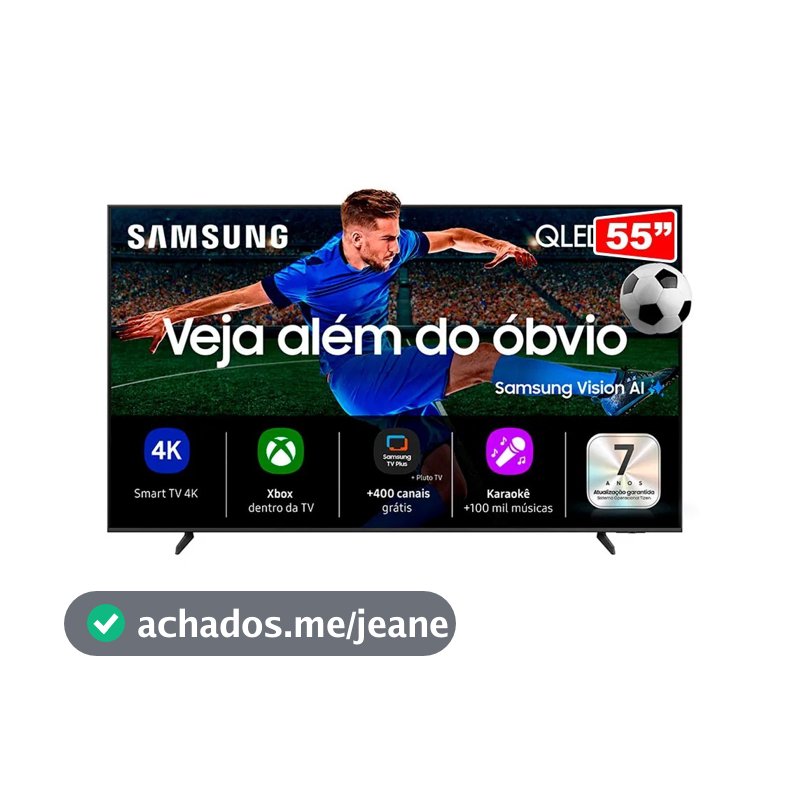 Smart Tv Samsung 55" QLED UTRA 4k Vision Ai QN55QEF1 HDR 130W