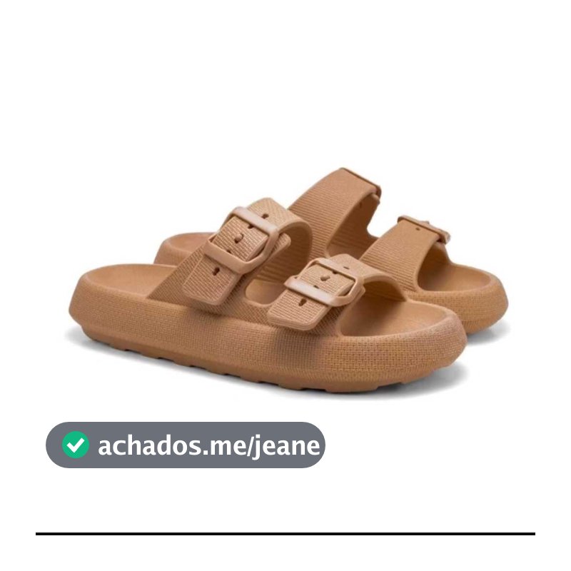 Chinelos Papete Nuvem Feminino Slide Tira Dupla Casual