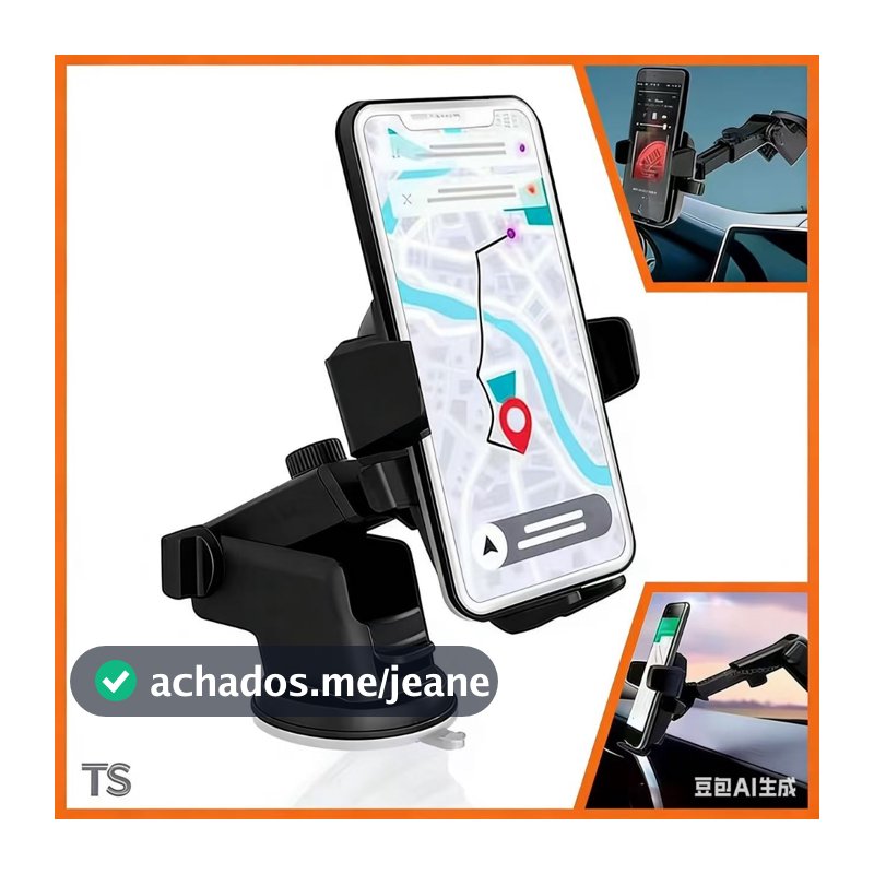 Suporte Veicular - Suporte Para Painel de carro / Rotação 360° (CJ-02)