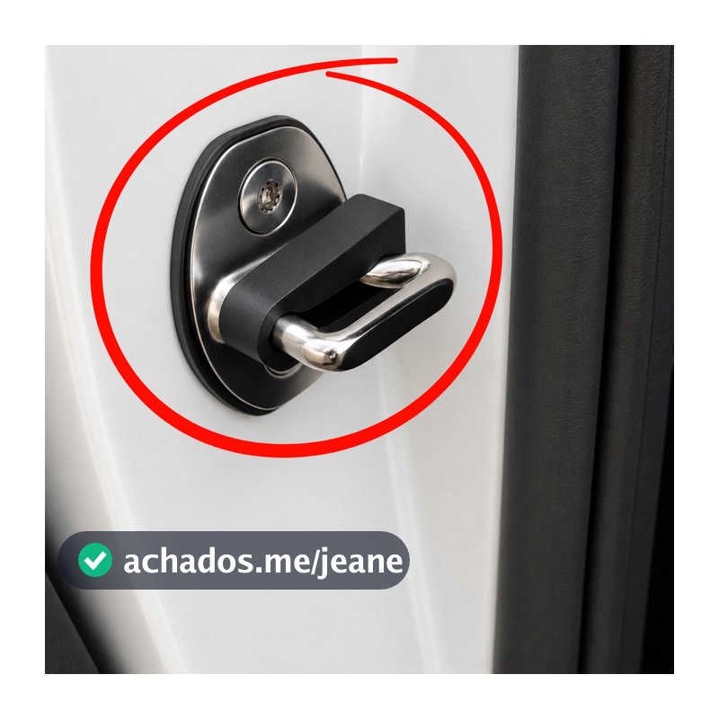 Protetor de Porta Batente Anti Impacto e Ruído Veicular Trava Borracha Amortecimento Carro