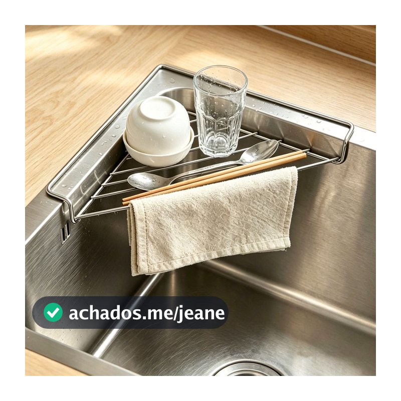 Cozinha 304 aço inoxidável pia dreno Rack de armazenamento ferramenta útil cesta drenagem cozinha triângulo cozinha arma