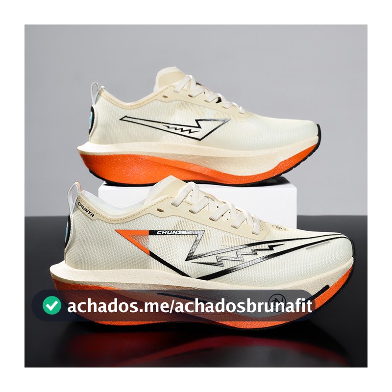 Tênis De Corrida Placa De Carbono CHUNTA , Malha Respirável , Absorção De Choque , Profissional Unissex Para Treinamento