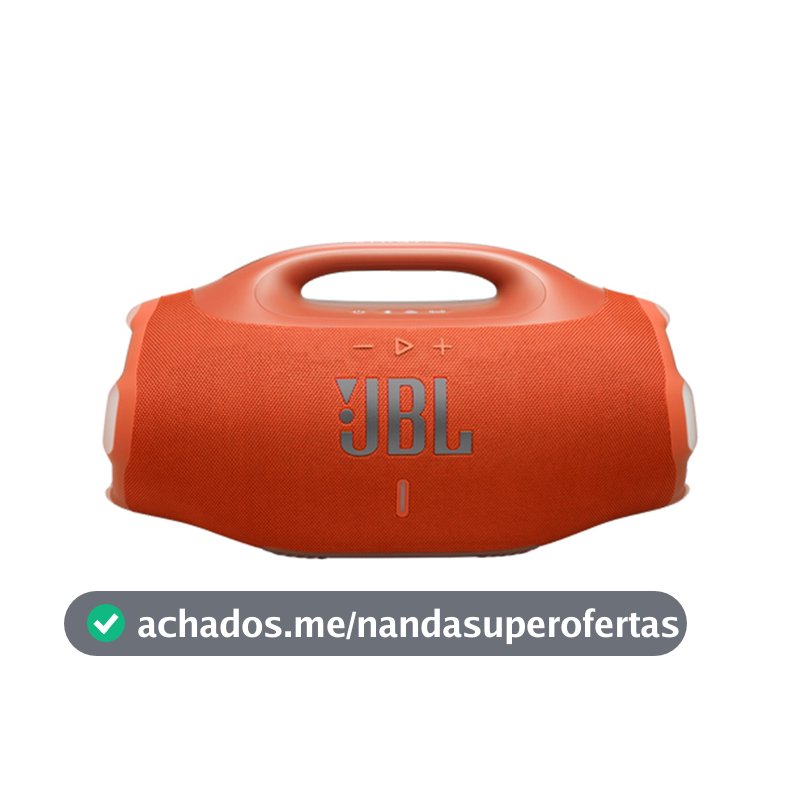 Caixa de Som Jbl Boombox 4 Bluetooth 34h Ip68 210rms - Laranja